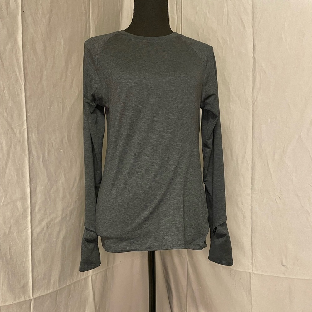 Wink Charcoal Long Sleeve Women's Scrubs Tee